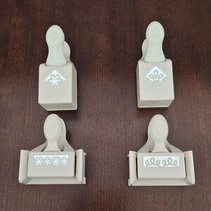 Martha Stewart Punch Around the Page Sets – Snowflake & Loop Designs (2 sets)